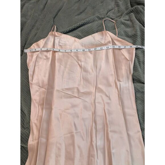 Vintage 80s does 20s Patra 14 Pink Midi Dress with White Lace Overlay - Picture 8 of 8